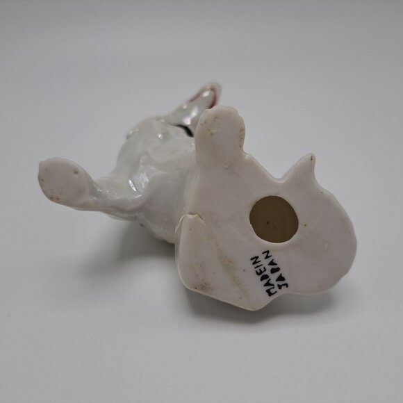 Lusterware Ceramic Dog Figurine Cocker Spaniel White Collectible Vintage - Picture 11 of 16